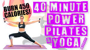 Yet his study of the physiological responses of 11 female and eight male. 40 Minute Power Pilates And Yoga Workout Burn 450 Calories Youtube