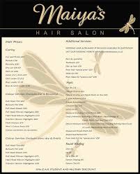 Salon Price List Salon Price List Salons Beauty Quotes