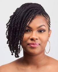 Having longer natural hair allows you to get a few braids on top, for instance, and wrap the rest from your nape down into two pretty buns. Would You Want To Spend This Much Time On These Chunky Beautiful Box Braids I Would African American Hairstyle Videos Aahv Braids For Short Hair Natural Hair Updo
