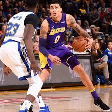 Kyle Kuzma Becomes The First Lakers Rookie Since Jerry West To Kyle Kuzma Lebron James Lakers Lakers