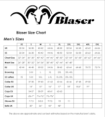 All Things Hunting Size Charts