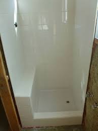 It will be giving you a solid base to stand while having a shower. Tiny Shower 24 X30 With Tiled Bench 24x24 Shower Pan Shower Pan Tiny Bathrooms Retro Bathrooms