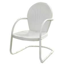 White Steel Patio Chair With A Powder Coated Finish Product Chair Construction Material Steel Co Dining Arm Chair Outdoor Dining Chairs Chair
