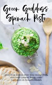 Green Goddess Spinach Pesto Rezept Pasta Rezepte Vegan Leckere Vegane Rezepte Und Vegan Gesund