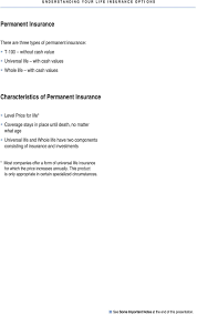 Related post to life insurance needs analysis worksheet. Understanding Your Life Insurance Options Pdf Free Download
