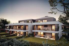 wohnungen mit moderner offener planung und exklusiver individuell wahlbarer ausstattung mehrfamilienhaus bauen haus architektur architektur