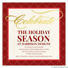 Create your own dinner party invitation to download, print or send online for free. Office Holiday Party Invitation Wording Ideas From Purpletrail