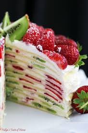 Fruit Crepe Cake Recipe Crepe Cake Fruit Crepes Crepe Cake Recipe