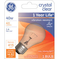 The lighting of your room is influenced by 3 major components {temperature, wattage & lumens} of these are key techniques and tips am ready to drop down are the best guidelines to guide you light your room with the right ceiling light bulbs. Ge 40 W Soft White A15 Ceiling Fan Light Bulb Light Bulbs Meijer Grocery Pharmacy Home More