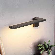 Minimalist Rectangular Wall Mount Light Acrylic Black Led Bedside Wall Light Fixture In Warm Bedside Wall Lights Wall Mounted Light Wall Mounted Bedside Lights