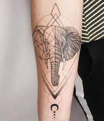 Geometric Elephant Geometric Elephant Tattoo Elephant Tattoos Elephant Tattoo Design