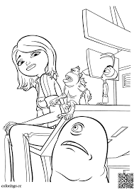 Coloring picture of insectosaurus a colossal grub coloring pages. Susan With Monsters Coloring Pages Monsters Versus Aliens Coloring Pages Colorings Cc