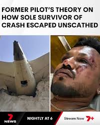 Vishwash Kumar Ramesh walked away virtually unscathed from the plane crash.  📌 MORE: tinyurl.com/28mgxr24