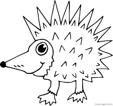 Color by … new from coloring squared read more » Funny Cartoon Hedgehog Coloring Page Coloringall