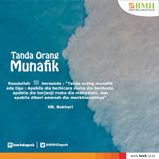 Sifat ini muncul akibat kebingungan mereka terhadap kebenaran yang dibawa islam. Laznas Bmh Depok Sur Twitter Mutiarahadits Bmh Depok Ciri Ciri Orang Munafik Https T Co Ltadceyrtn Berbagikebaikan Baitulmaalhidayatullah Bmh Zakat Zakatprofesi Zakatpilarperubahan Sedekahterbaik Santunananakyatim Pray4sulteng