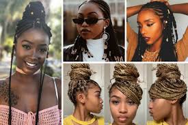 Half up brown straight hairstyle/pinterest. 30 Best African Braids Hairstyles With Pics You Should Try In 2021