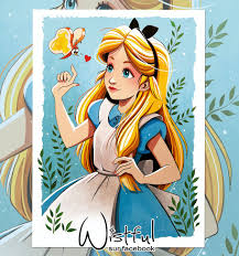 Wistful Wistful Art I Painted A Little Alice In Watercolor I Would Make Other Characters Alice In Wonderland Disney Disney Alice Disney Princess Drawings