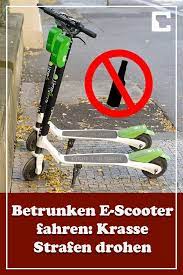 betrunken e scooter fahren promillegrenzen und strafen betrunken fahren strassenverkehr