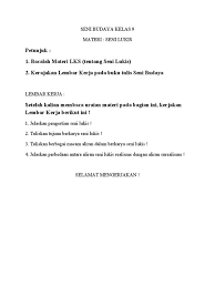 Blog ini menyediakan berbagai buku kurikulum 2013 smp/mts revisi 2017 secara lengkap yang bisa anda download secara gratis. Seni Budaya Kelas 9 Pdf