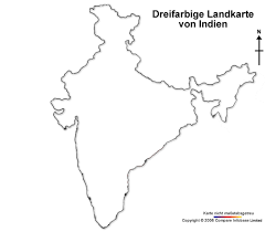 Asien ist ein kontinent mit sehr prominenten gewässern. Dreifarbige Karte Indien Dreifarbige Karte Von Indien Dreifarbige Landkarte Von Indien