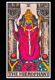 When the hierophant card is reversed, this may be indicating that you bring an unnecessary episode of rebellion against traditional, long held ideals and spiritual beliefs that belong to your lineage. Hierophant Tarot Card Visionary Journal Mojo Amazon De Bucher