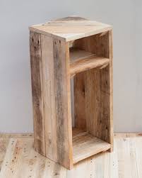 Rustic Bedside Table Wooden Night Stand Pallet Night Stands Rustic Nightstand Pallet Furniture Bedroom