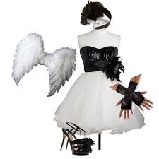 Black And White Angel Costumes Designer Clothes Shoes Bags For Women Ssense Clothes Design Clothes Girl Costumes