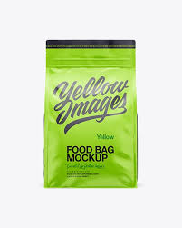 4lb Food Bag Mockup Front View In Bag Sack Mockups On Yellow Images Object Mockups Mockup Free Psd Mockup Free Download Psd Mockup Template