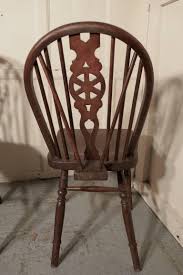 set of four victorian beech and elm