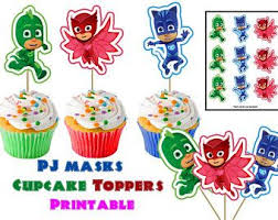Contents 1 what is the use of an pj mask centerpieces? Pj Masks Party Supplies Package Cupcake Toppers Banner Stickers Centerpiece Home Garden Greeting Cards Party Supply