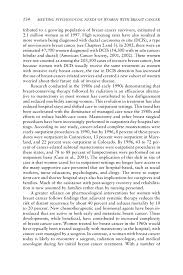 Skin of the breast, nipple, or areola suddenly breast cancer occurs when healthy cells of breast tissue change and may begin to grow out of control. 6 Delivering Psychosocial Services Meeting Psychosocial Needs Of Women With Breast Cancer The National Academies Press
