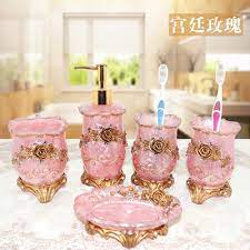 If you're looking to add that touch of panache to your bathroom, choose from the huge variety of. Pretty In Pink Bathroom Set Resin Wedding Gifts Bathroom Set Of Five Pieces Bathroom Toiletries Kit Bathroom Accessories Decor Bathroom Accessories Toiletries Setdecorative Bathroom Accessories Aliexpress