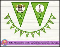 Looking for free printable shrek birthday party invitation? Personalised Shrek Birthday Party Decorations Katie J Design And Events