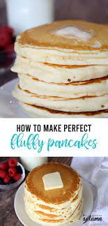How To Make Perfect Fluffy Pancakes Super Easy Recipe It S Always Autumn Recipe Super Easy Recipes Recipes Breakfast Brunch Recipes
