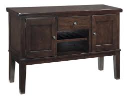 Shop sideboards, buffet tables & servers online. Ashley Haddigan Dining Room Server W Fully Finished Drawer Boxes And Bottle Rack Morris Home Servers