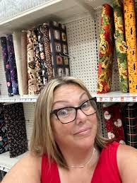 Quilt guild meeting fabric haul with nautical designs