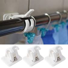 The most common adhesive curtain hooks material is metal. 2pcs Self Adhesive Curtain Rods White Hanger Crossbar Clips Wall Hooks Buy At A Low Prices On Joom E Commerce Platform