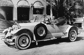 Jack Dempsey With His 1924 Mcfarlan C 1924 M W Antique Cars Roadsters Cars Movie
