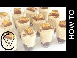Mini Honeycomb And Chocolate Cheesecake Mousse Dessert Cups By Cupcake Savvy S Kitchen Youtube Desserts Dessert Cups Sweet Recipes