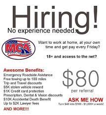 I Am An Independent Associate With Mca What We Do Is Pretty Simple But You Have To Actually Be Willing To Do The Credit Card Protection Working From Home Mca