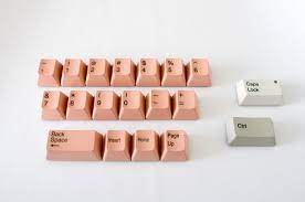 sold pink topre number row keys keyboards key usb flash drive