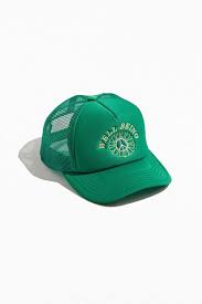 Urban Outfitters Well Being Trucker Hat In Green For Men Lyst