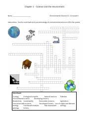 Maybe you would like to learn more about one of these? Ch1 Crossword Puzzle Chapter 1 Science And The Environment Name Environmental Science Ch 1 Crossword Instructions Use The Word Bank And Your Course Hero