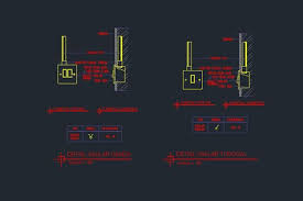 Gambar Kerja Detail Saklar Tunggal Dan Saklar Ganda File Dwg Di 2020 Autocad