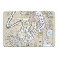 Wa Puget Sound Southern Wa Nautical Chart Memory