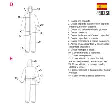 Molde Traje De Aislamiento Rt 2008 Ropa De Trabajo Patrones De Ropa Para Ninos Patrones De Costura Nino