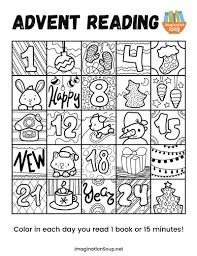 Free printable 2021 calendars are available here. Free Printable Reading Advent Calendar Imagination Soup