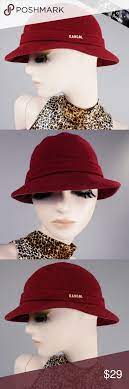 Sold Brim Hat Red Wool Kangol