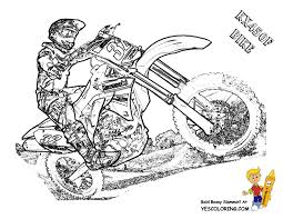 Check out the following collection of motorcycle coloring pages that contains several. Magnificent Motorbike Coloring Pages Free Kawasaki Fmx