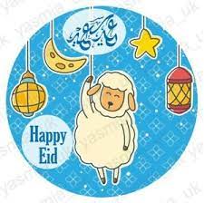 35 Eid Mubarak Stickers Labels Sheep Eid Al Adha Decorations Diy Cupcakes Picks Ebay